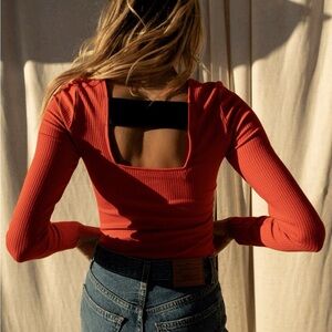 The Range Alloy Banded Rib Top Size S